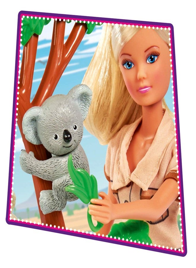 Steffi Love Simba Koala. Doll Takes Care of The Koala Family with Climbing Tree, Food and Water Bottle - Image 2